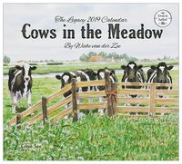 2019 Wall Calendar, Cows in the Meadow