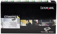 Lexmark C734A1YG Yellow Return Program Toner Cartridge