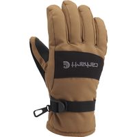 Carhartt Men's W.p. Waterproof Insulated Work Glove, Brown/black, Medium