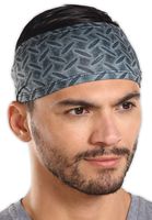 Mens Headband - Running Sweat Head Bands for Sports - Athletic Sweatbands for Workout/Exercise, Tennis & Football - Ultimate Performance Stretch & Moisture Wicking