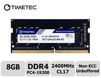 Timetec Hynix IC 8GB DDR4 2400MHz PC4-19200 Unbuffered Non-ECC 1.2V CL17 1Rx8 Single Rank 260 Pin SODIMM Laptop Notebook Computer Memory RAM Module Upgrade (8GB)