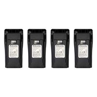 4 Pack Arrowmax AMCM4496-1600-D 1600mAh NNTN4496 NNTN4497 Battery for Motorola CP140 CP160 CP-200 CP200 CP200XLS