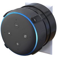 TotalMount Echo Dot (3rd Gen) Power Outlet Mount (Includes Cable Management) - Black
