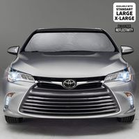 Car Windshield Sun Shade - True 210T Ultra Reflective Fabric for Maximum UV and Sun Protection - Car Shade Windshield - Windshield Protector - Sunshade for Car Windshield - (Large (63" x 35"))