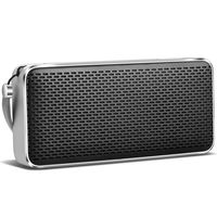 Gladorn Bluetooth Speaker Pocket Size Portable Wireless Speakers Subwoofer Loud Stereo Sound Enhanced Bass Long Playtime with Built-in Mic USB AUX Rechargeable Battery Power Bank (Sliver)