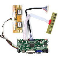 HDMI+VGA+DVI+Audio Input LCD Controller Board For HSD190MEN4 M170EN06 17" 19" 1280x1024 4CCFL 30Pins LCD Panel
