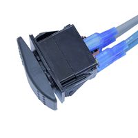 DC Momentary Reversing Rocker Switch (double pole double throw) with wire pigtails