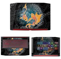 decalrus - Protective Decal Koi Fish Skin Sticker for Acer Nitro 5 AN515-51 (15.6" Screen) case Cover wrap ACNitro5_AN515-51-42