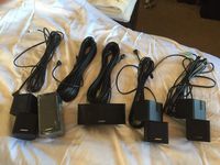 Bose premium jewel cube speakers center/side/bracket/wires 8pac
