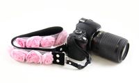 Organza Floral Camera Strap ~ DSLR or Mirrorless Camera (Sweet Pink)