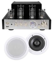 Rockville BluTube Tube Amplifier/Home Theater Receiver+(2) 6.5" Ceiling Speakers
