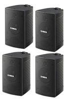 Yamaha High-Performance Natural Surround Sound 2-Way Indoor/Outdoor Weatherproof Home Theater Speakers (Set Of 4)