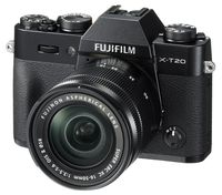 Fujifilm X-T20 Mirrorless Digital Camera w/XC16-50mmF3.5-5.6 OISII Lens-Black