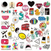 46Pcs-Cute Laptop Stickers,Cartoon Waterproof Vinyl Water Bottle Computer Notebook Car Skateboard Motorcycle Bicycle Luggage Guitar Bike Decal