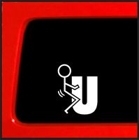 Sticker Connection | FK U | Bumper Sticker Decal for Car, Truck, Window, Laptop (3.2"x4", White)