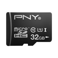 PNY High Performance 32GB High Speed microSDHC Class 10 UHS-1 up to 40MB/sec Flash Memory Card - P-SDU32G10-GE-A (OLD MODEL)