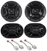 Polk Audio Front+Rear Speaker Replacement Kit for 2006-2009 Dodge Ram 2500/3500