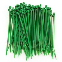 1000 Heavy Duty 4 Inches 18 Pound Zip Cable Ties Nylon Wrap Green