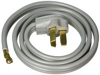 Certified Appliance Accessories 3-Wire Closed-Eyelet 50-Amp Range Cord, 5ft