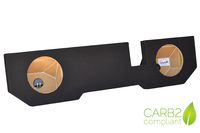 SoundBox Dodge Ram Quad Crew Cab Dual 12'' Subwoofer Enclosure Sub Box 2002-2018