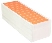 Compulabel Pinfeed Labels Fanfold Permanent Adhesive, 3 1/2" x 15/16", Fluorescent Red (161357)