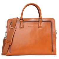 Banuce Full Grains Italian Leather Briefcase for Women Handbags 14 Laptop Tote Business Bag Attache Case Ladies Messenger Satchel Purse