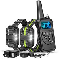 FunniPets Dog Training Collar, 2600ft Range Dog Shock Collar with Remote Waterproof Electronic Dog Collar for Medium and Large Dogs with 4 Training Modes Light Static Shock Vibration Beep