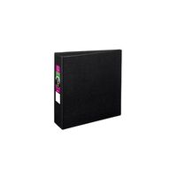 Avery Durable Binder, 3" One Touch Rings, 670-Sheet Capacity, DuraHinge, Black (07701)
