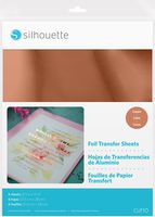 Silhouette America MEDIATRF-CPR Silhouette 8.5"X11" Foil Transfer Sheets 6/Pkg, Copper