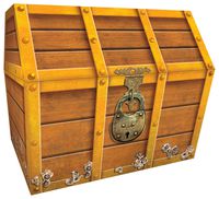 Teacher Created Resources TCR5048 Treasure Chest, 9-1/2 x 8 x 8-1/2 Inches
