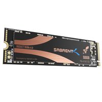 Sabrent 500GB Rocket Nvme PCIe 4.0 M.2 2280 Internal SSD Maximum Performance Solid State Drive (SB-ROCKET-NVMe4-500)