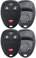 KeylessOption Just the Case Keyless Entry Remote Key Fob Shell (Pack of 2)