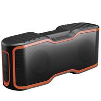 AOMAIS Sport II Portable Wireless Bluetooth Speakers Waterproof IPX7, 15H Playtime, 20W Bass Sound, Stereo Pairing, for Outdoors, Travel, Pool, Home Party 2020 Upgrade Deep Orange
