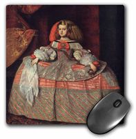 3dRose LLC 8 x 8 x 0.25 Inches Mouse Pad, The Infanta Margarita, C 1658-60 by Diego Velazquez De Silva (mp_170057_1)