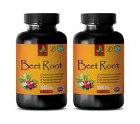 Blood Pressure Vitamins for Men - Beet Root 1000MG - Healthy Cardiovascular Function - Beet Root Nitric Oxide Capsules - 2 Bottles 240 Capsules
