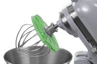 Whisk Wiper PRO for Stand Mixers - Mix Without The Mess - The Ultimate Stand Mixer Accessory - Compatible With KitchenAid Tilt-Head Stand Mixers - 4.5qt, 5qt (Color: Green)