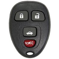 Keyless2Go Keyless Entry Car Key Replacement for Vehicles That Use 4 Button 15912859 OUC60270 OUC60221, Self-programming