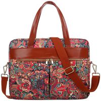 BAOSHA Slim Pattern Briefcase 15.6" Laptop Shoulder Messenger Bag Case Sleeve for Women BC-06 (HS)