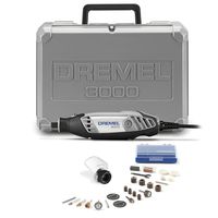 Dremel 3000-1/25 Variable Speed Rotary Tool Kit- 1 Attachment and 25 Accessories- Grinder, Sander, Polisher, Router, and Engraver- Perfect for Routing, Metal Cutting, Wood Carving, and Polishing