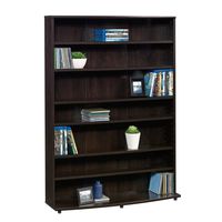 Sauder 409110 Multimedia Storage Tower, L: 32.44" x W: 9.41" x H: 45.35", Cinnamon Cherry finish