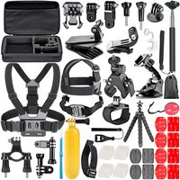 Neewer Action Camera Accessory Kit for GoPro Hero 7 6 5 4 3 Session, DJI OSMO Action SJ4000/5000, Nikon and Sony Sports DV in Swimming Rowing Climbing Bike Riding Camping and More