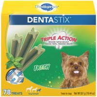 PEDIGREE DENTASTIX Dental Dog Treats for Toy/Small Dogs Fresh Flavor Dental Bones, 19.44 oz. Pack (78 Treats)