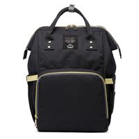 Casual College Backpack Lightweight Travel Wide Open Back To School Bag for Women&Men,Black