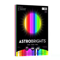 Astrobrights Color Paper, 8.5" x 11", 24 lb/89 gsm,"Spectrum" 25-Color Assortment, 150 Sheets (80933-01)