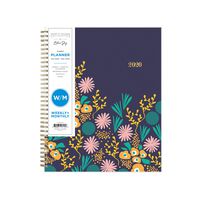 Snow & Graham for Blue Sky 2020 Weekly & Monthly Planner, Flexible Cover, Twin-Wire Binding, 8.5" x 11", Kukka