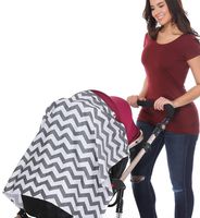 Nursing Cover UOMNY Breastfeeding Infants Coverage Cotton Breathable Covers Up Newborns in Public Car Seat Canopy Nursing Apron Complimentary Pouch