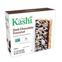 Kashi Layered Granola Bars - Dark Chocolate Coconut - Vegetarian, Kosher Dairy, Non-GMO Project Verified, 6.7 Oz (Box of 6)