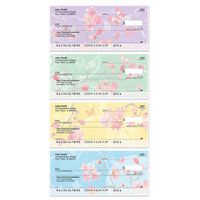 Cherry Blossoms Top Tear Value Priced Personal Checks (1 Box of Singles, Qty. 125)