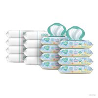 Baby Wipes, Pampers Baby Diaper Wipes, Complete Clean Scented, 8X Pop-Top Packs and 8 Refill Packs for Dispenser Tub, 1152 Total Wipes