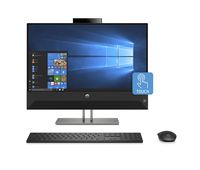 HP Pavilion 24-inch All-in-One Computer, Intel Core i7+8700T, 8 GB RAM and 16 GB Intel Optane memory, 1 TB hard drive,  Windows 10 (24-xa0040, Black)